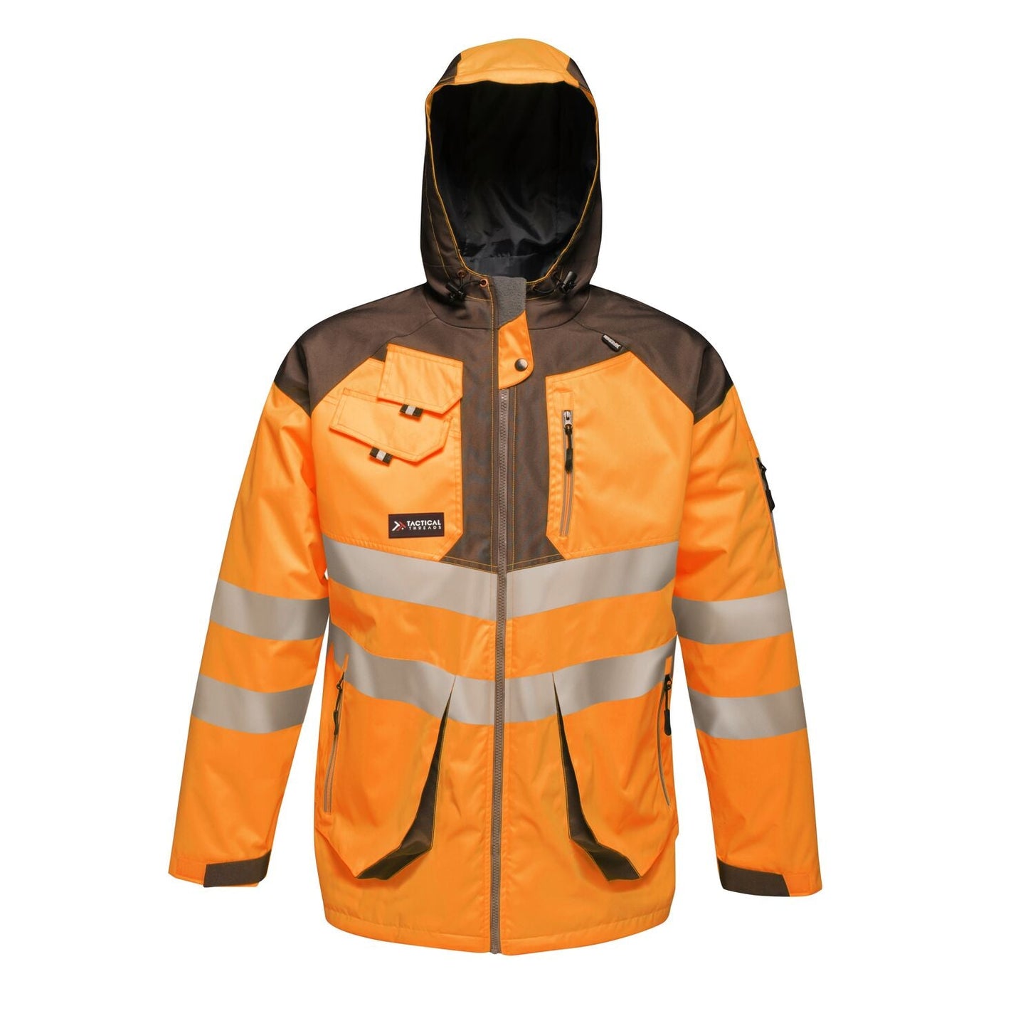 HI-VIS WATERPROOF REFLECTIVE HOODED JACKET REGATTA