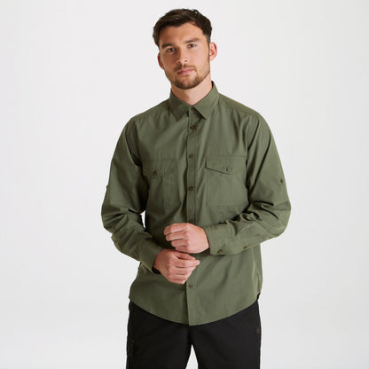 HUNTER EXPERT KIWI LONG SLEEVED SHIRT CRAGHOPPERS