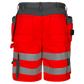 SAFETY EN ISO 20471 SHORTS WITH HANGING TOOL POCKETS ENGEL