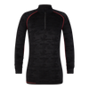 WOOL UNDERSHIRT WITH ZIP NECK ENGEL
