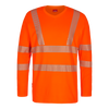 SICUREZZA EN ISO 20471 MAGLIETTA A MANICHE LUNGHE CON SCOLLO A V ENGEL