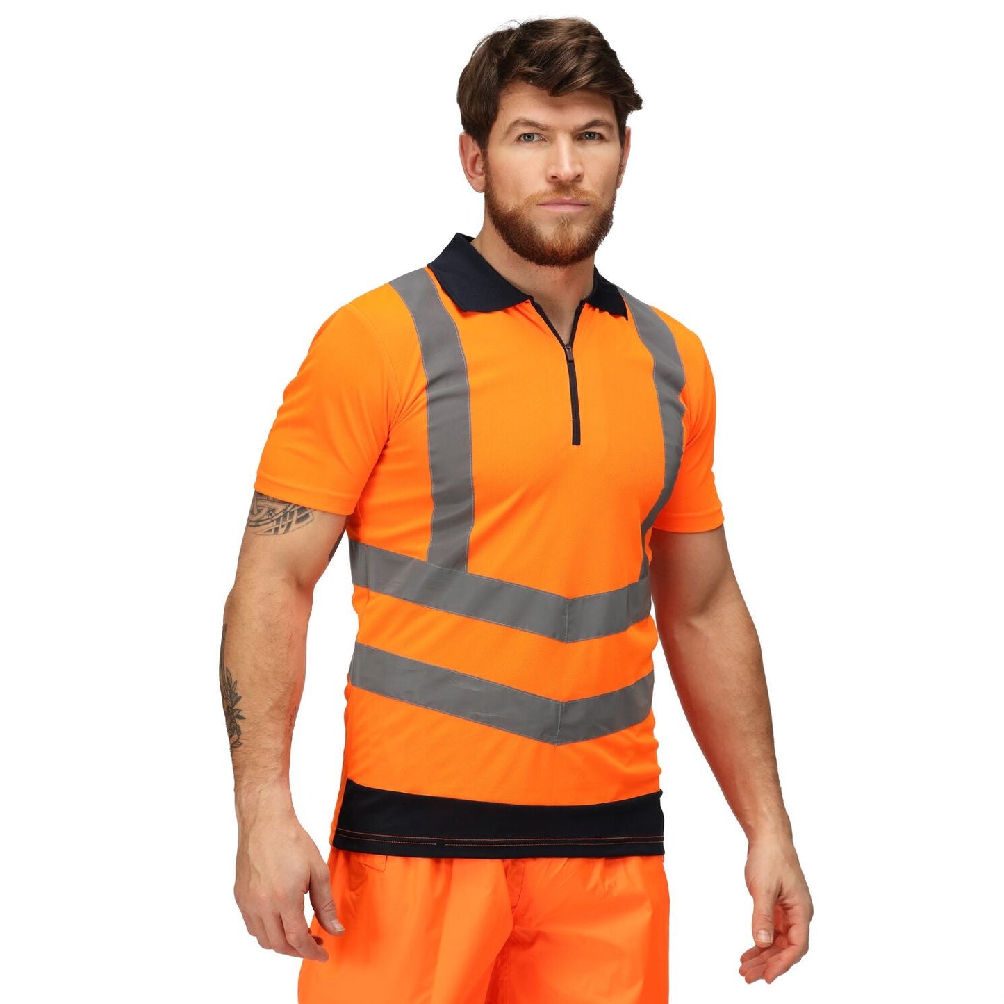 HI-VIS PRO REFLECTIVE POLO T-SHIRT REGATTA