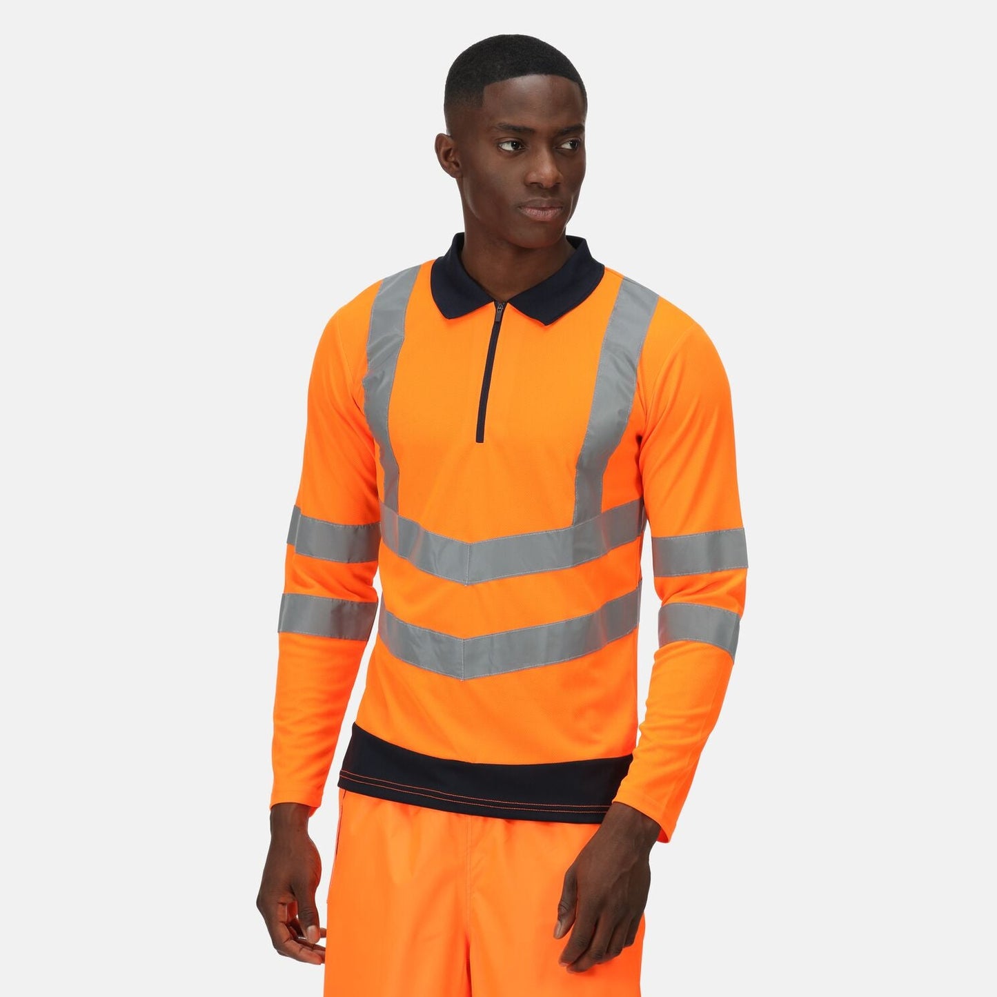 HI-VIS PRO LONG SLEEVED POLO SHIRT