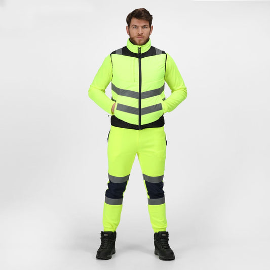 HI-VIS BAFFLE BODYWARMER VEST REGATTA