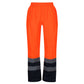 HI-VIS PRO WATERPROOF REFLECTIVE WORK OVER TROUSERS REGATTA