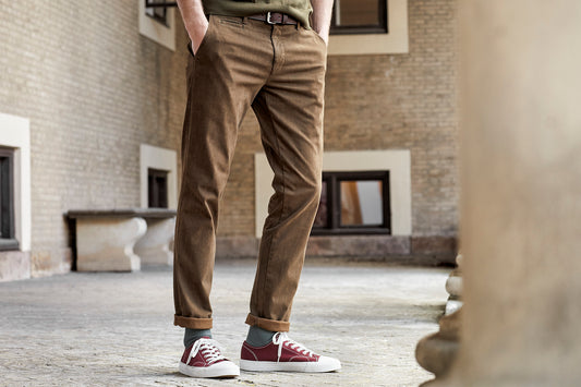 COTTON TROUSERS - FITTED FIT SUNWILL