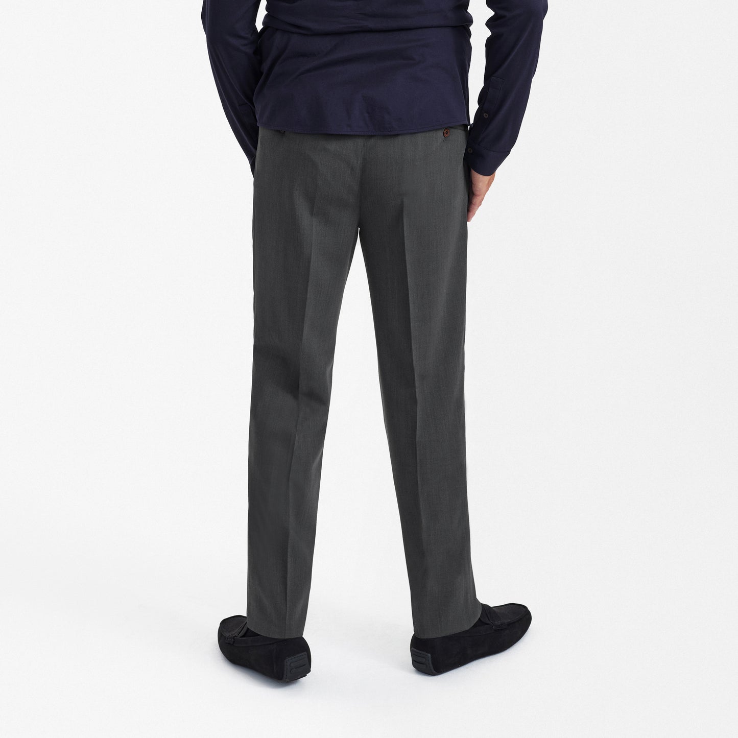 IN-CA WOOL TROUSERS WITH ELASTIC WAISTBAND SUNWILL