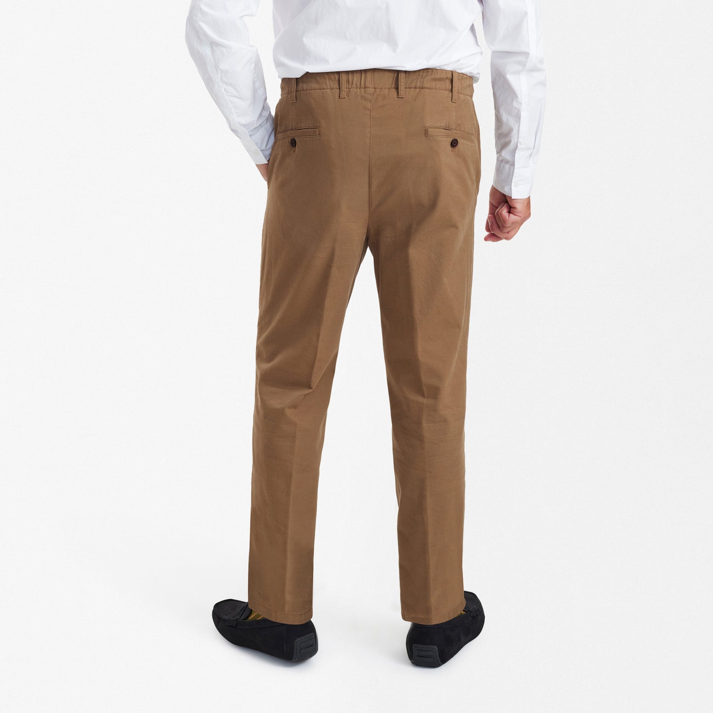 IN-CA COTTON TROUSERS WITH ELASTIC WAISTBAND SUNWILL