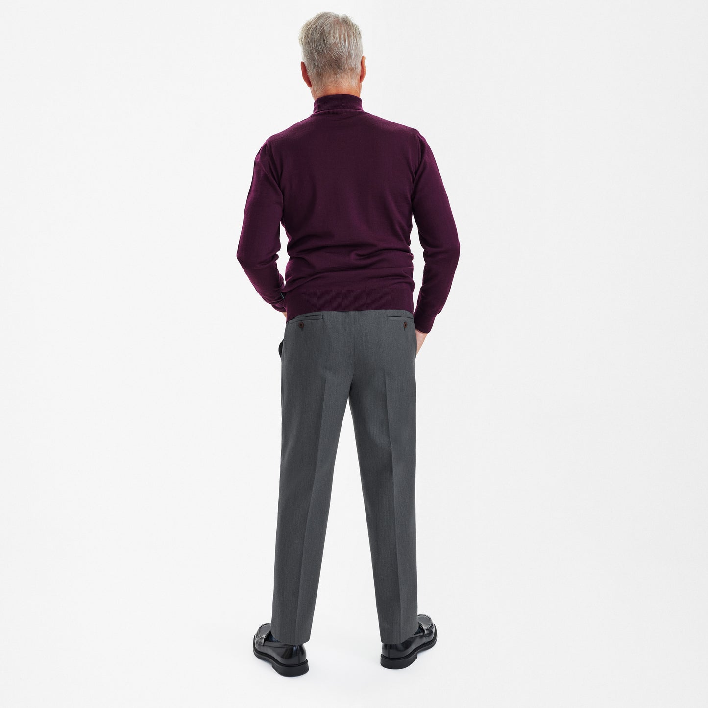 IN-CA WOOL TROUSERS WITH ELASTIC WAISTBAND SG SUNWILL