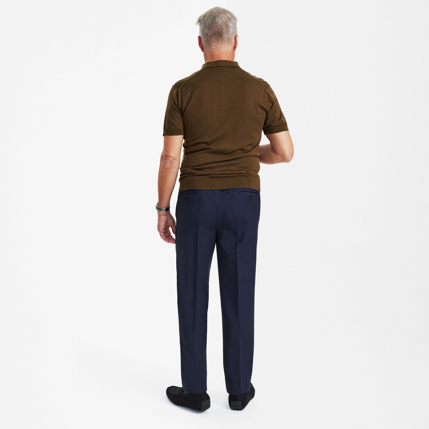 IN-CA WOOL TROUSERS WITH ELASTIC WAISTBAND SG SUNWILL
