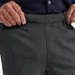 IN-CA WOOL TROUSERS WITH ELASTIC WAISTBAND SUNWILL