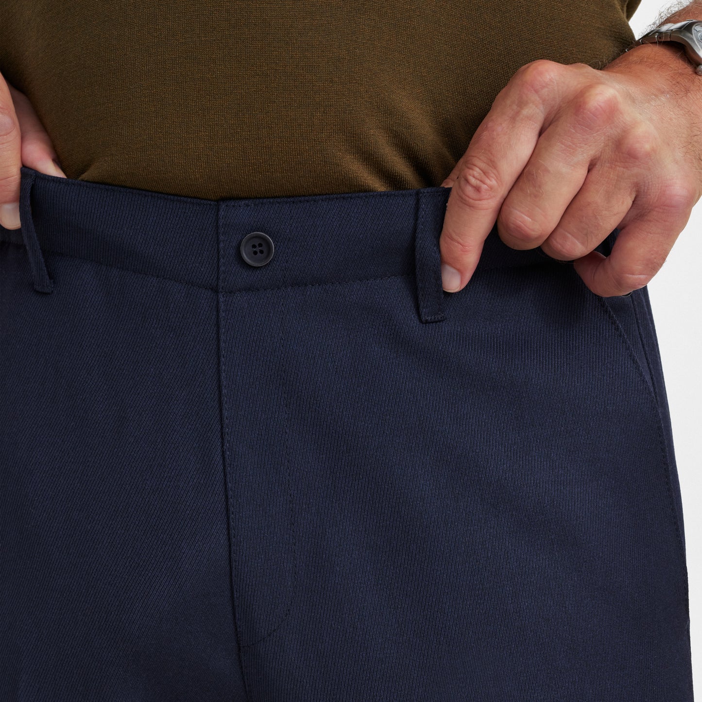 IN-CA WOOL TROUSERS WITH ELASTIC WAISTBAND SG SUNWILL