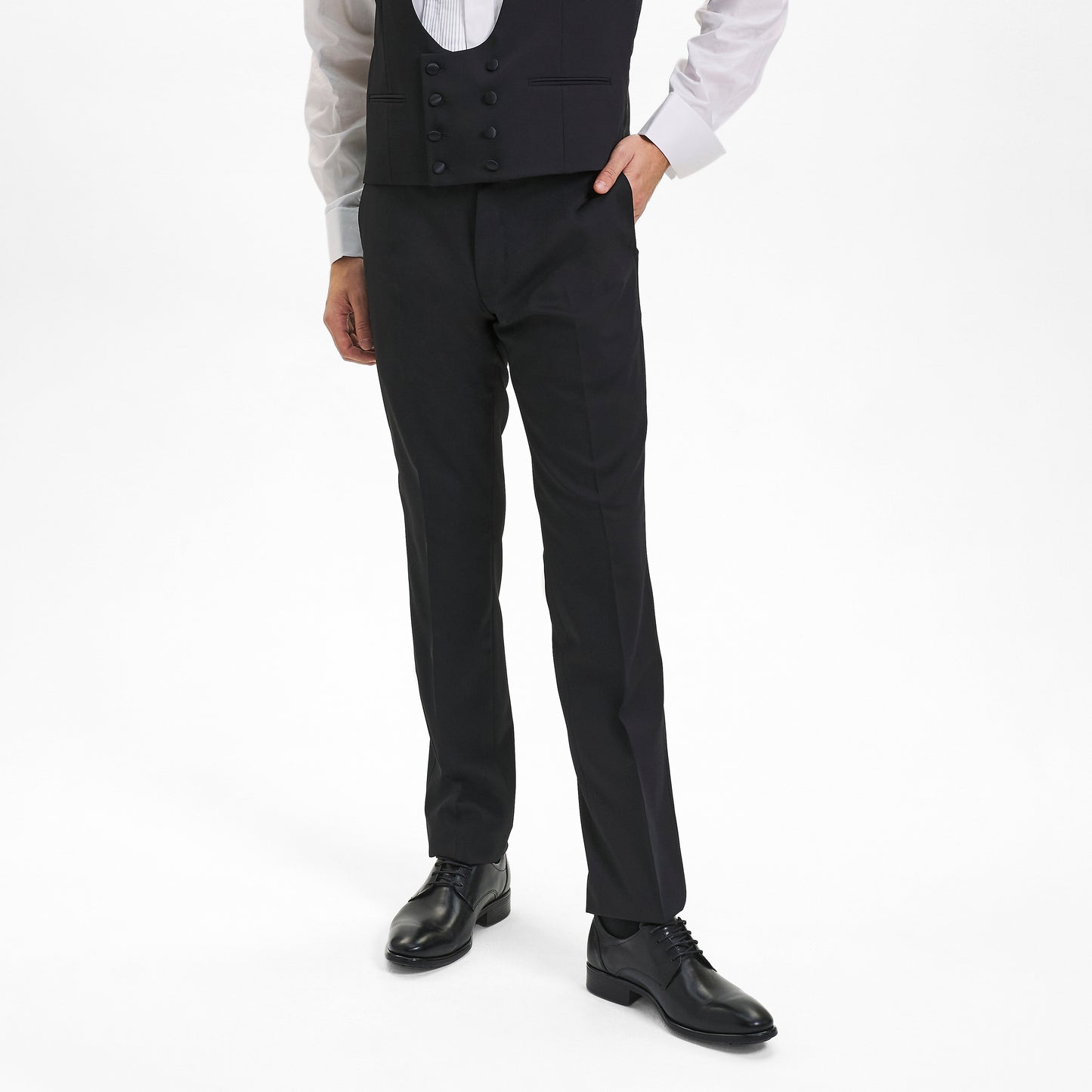 TRAVELLER TUXEDO TROUSERS IN MODERN FIT SUNWILL