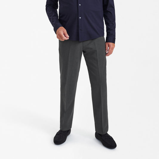 IN-CA WOOL TROUSERS WITH ELASTIC WAISTBAND SUNWILL