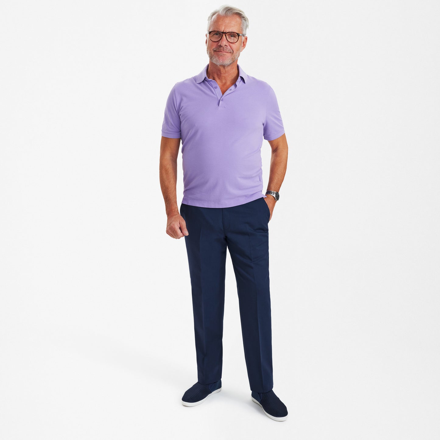 IN-CA WOOL TROUSERS WITH ELASTIC WAISTBAND SUNWILL