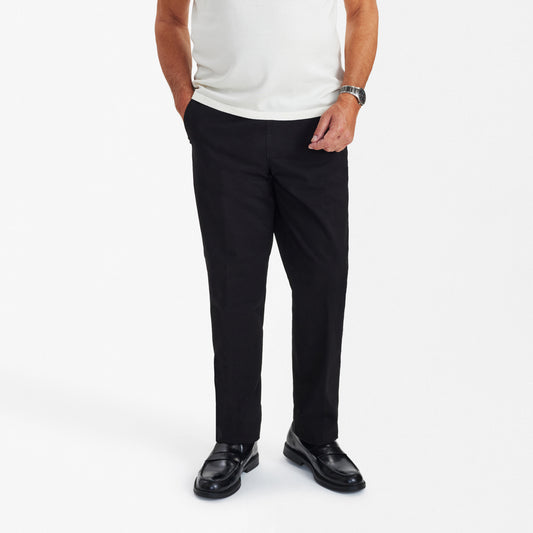 IN-CA COTTON TROUSERS WITH ELASTIC WAISTBAND SUNWILL