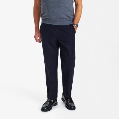 IN-CA COTTON TROUSERS WITH ELASTIC WAISTBAND SUNWILL