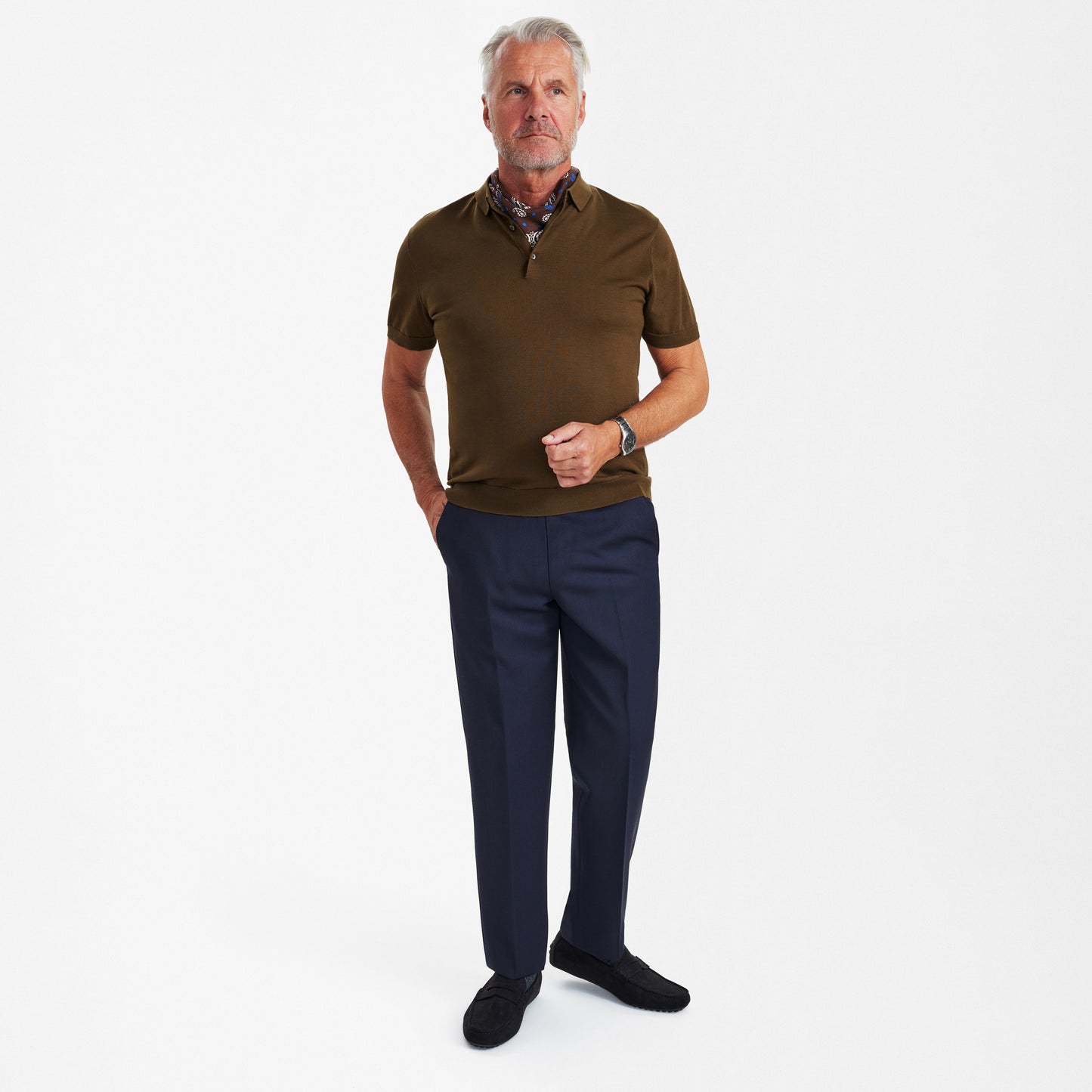 IN-CA WOOL TROUSERS WITH ELASTIC WAISTBAND SG SUNWILL