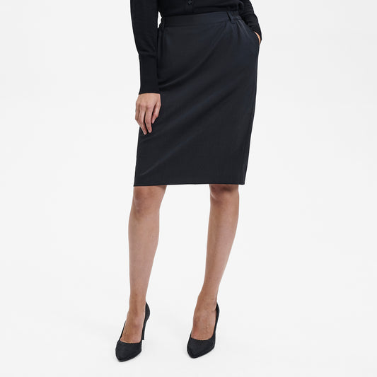 TRAVELLER REGULAR FIT SKIRT WITH ELASTIC WAIST SUNWILL