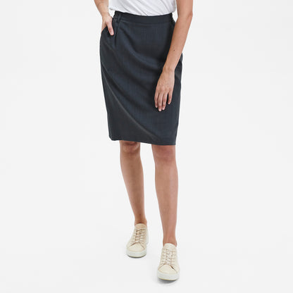 TRAVELLER REGULAR FIT SKIRT WITH ELASTIC WAIST SUNWILL
