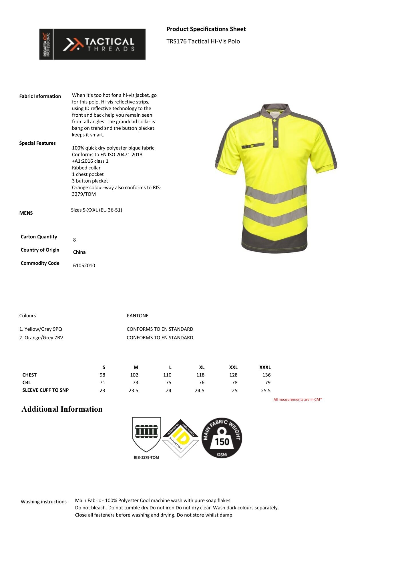 HI-VIS POLO TACTICAL REGATTA